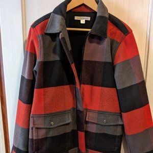 Very warm fleece lined shirt jacket